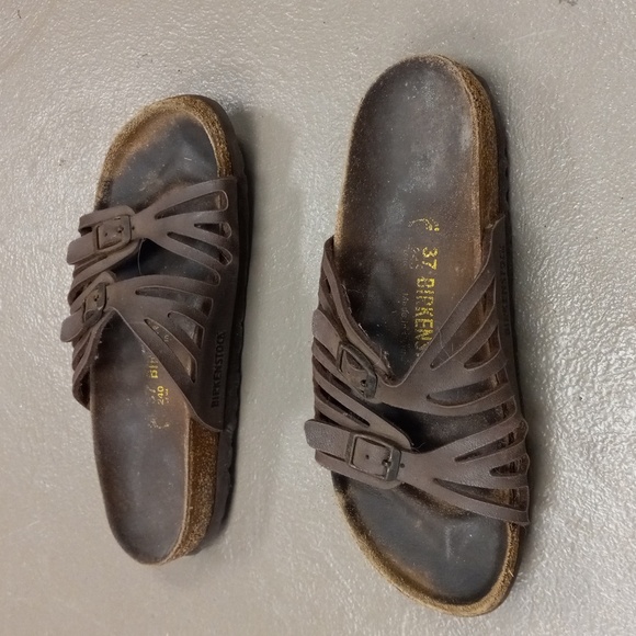 Brown Birkenstock Sandals - Picture 2 of 9